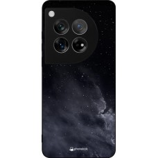Coque OnePlus 12 - Silicone rigide noir Black Sky Clouds