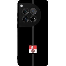 Coque OnePlus 12 - Silicone rigide noir Canton OW noir