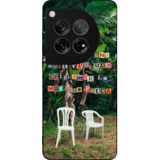 OnePlus 12 Case Hülle - Silikon schwarz Chairs DTMF