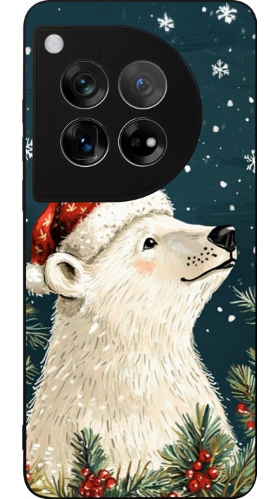 OnePlus 12 Case Hülle - Silikon schwarz Christmas 25 Bear
