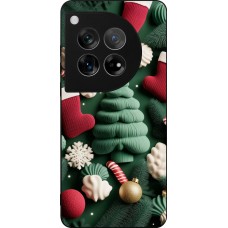 OnePlus 12 Case Hülle - Silikon schwarz Christmas 25 Christmas textiles