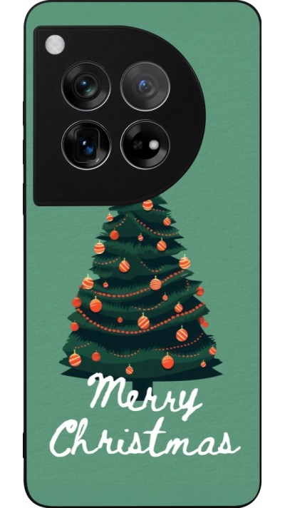 OnePlus 12 Case Hülle - Silikon schwarz Christmas 25 Xmas Tree