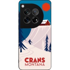 OnePlus 12 Case Hülle - Silikon schwarz Crans-Montana Cabane