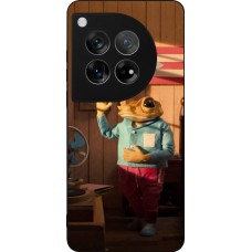 OnePlus 12 Case Hülle - Silikon schwarz Dancing frog DTMF