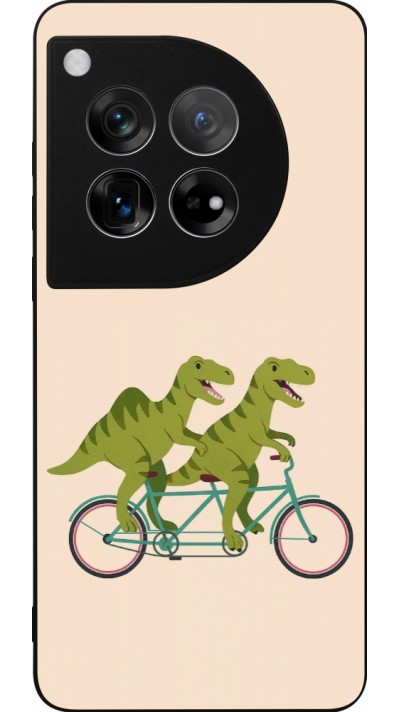 OnePlus 12 Case Hülle - Silikon schwarz Dinosaurs on bikes 2026