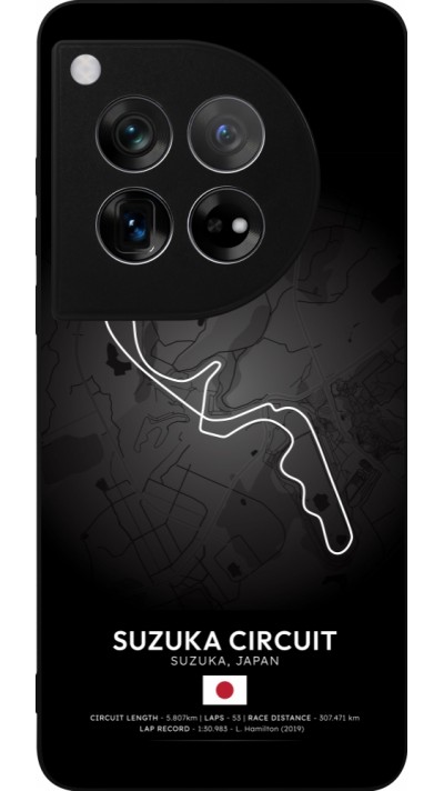 OnePlus 12 Case Hülle - Silikon schwarz F1 Track 2025 Japan