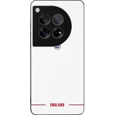 Coque OnePlus 12 - Silicone rigide noir Maillot de football Angleterre 2026 personnalisable