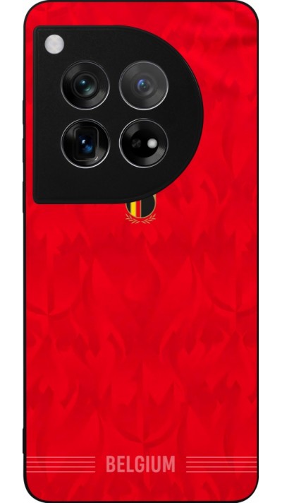 OnePlus 12 Case Hülle - Silikon schwarz Belgien 2026 personalisierbares Fussballtrikot
