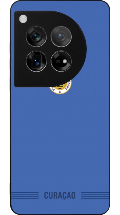 OnePlus 12 Case Hülle - Silikon schwarz Curaçao 2026 personalisierbares Fussballtrikot