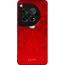 OnePlus 12 Case Hülle - Silikon schwarz Ägypten 2026 personalisierbares Fussballtrikot