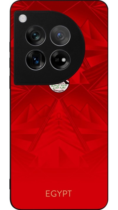OnePlus 12 Case Hülle - Silikon schwarz Ägypten 2026 personalisierbares Fussballtrikot