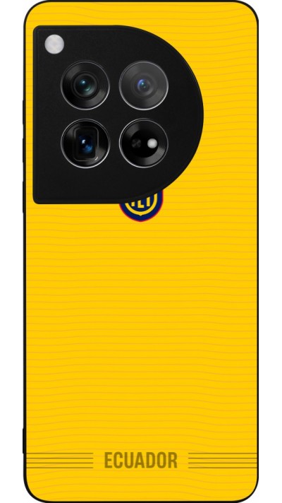 OnePlus 12 Case Hülle - Silikon schwarz Ecuador 2026 personalisierbares Fussballtrikot