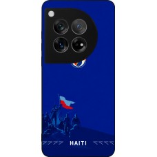 Coque OnePlus 12 - Silicone rigide noir Maillot de football Haiti 2026 personnalisable