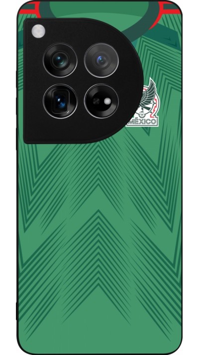 OnePlus 12 Case Hülle - Silikon schwarz Mexiko 2022 personalisierbares Fussballtrikot