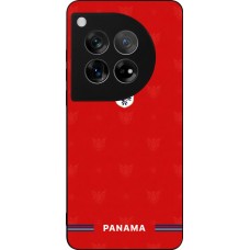 Coque OnePlus 12 - Silicone rigide noir Maillot de football Panama 2026 personnalisable