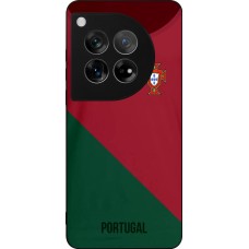 OnePlus 12 Case Hülle - Silikon schwarz Fussballtrikot Portugal2022