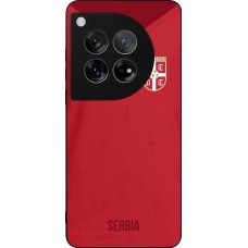 OnePlus 12 Case Hülle - Silikon schwarz Serbien 2022 personalisierbares Fussballtrikot