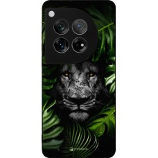 OnePlus 12 Case Hülle - Silikon schwarz Forest Lion
