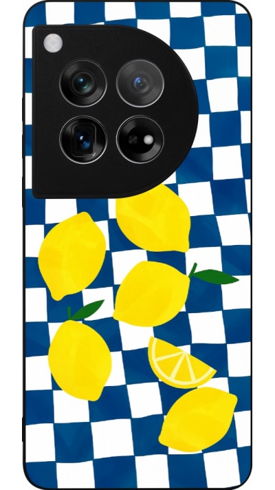OnePlus 12 Case Hülle - Silikon schwarz Illustration lemons 2026