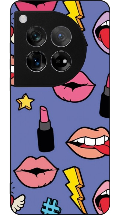 OnePlus 12 Case Hülle - Silikon schwarz Lips and lipgloss
