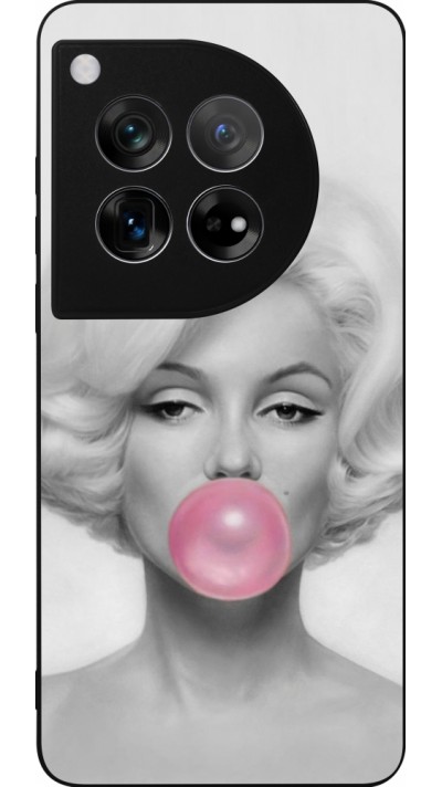 OnePlus 12 Case Hülle - Silikon schwarz Marilyn Bubble