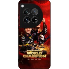 OnePlus 12 Case Hülle - Silikon schwarz Max Verstappen Champion 2023