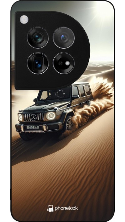 OnePlus 12 Case Hülle - Silikon schwarz Mercedes G Drift Wueste