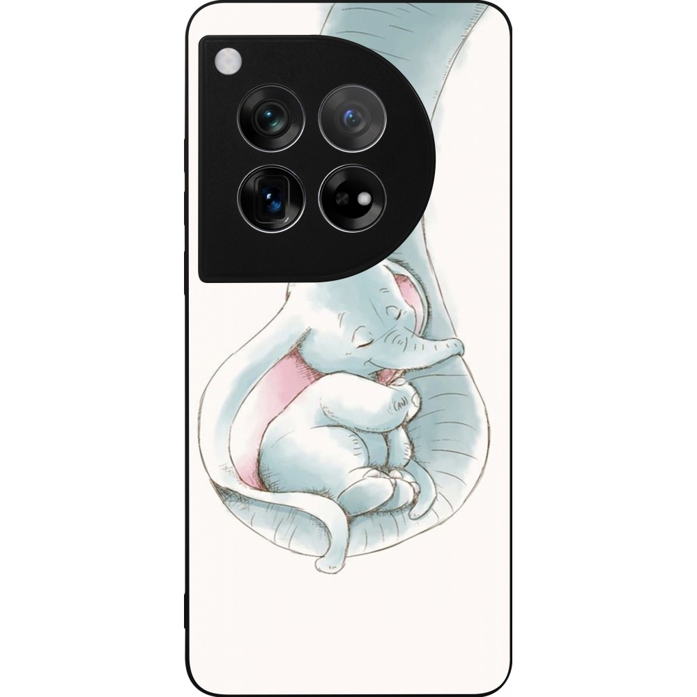 OnePlus 12 Case Hülle - Silikon schwarz Mom 1903