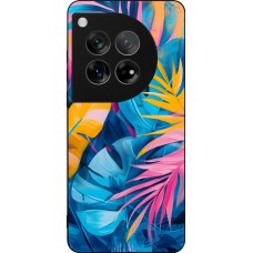 OnePlus 12 Case Hülle - Silikon schwarz Palms Blue