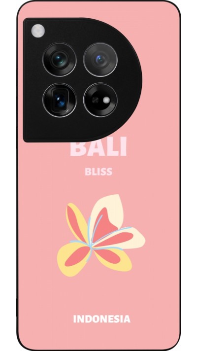 OnePlus 12 Case Hülle - Silikon schwarz Pop Summer Destination Bali