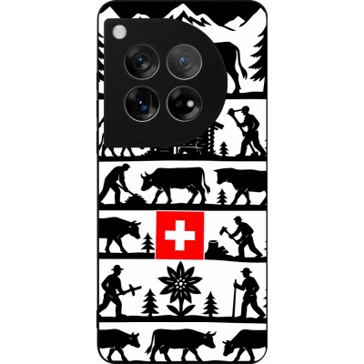 OnePlus 12 Case Hülle - Silikon schwarz Poya Schweiz 1