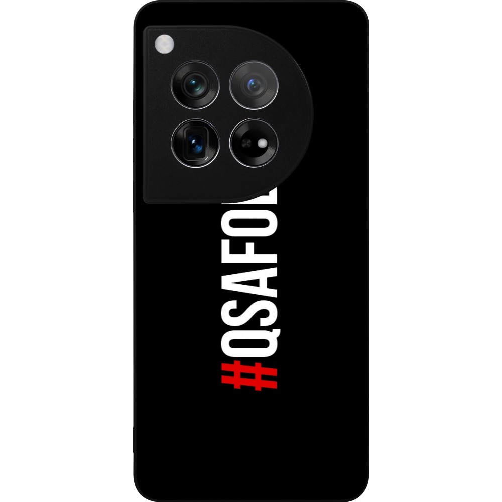 OnePlus 12 Case Hülle - Silikon schwarz Qsafoda 1