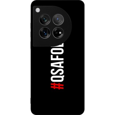 Coque OnePlus 12 - Silicone rigide noir Qsafoda 1