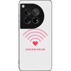Coque OnePlus 12 - Silicone rigide noir Saint Valentines Day 26 Love is in the air