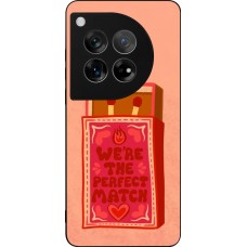 Coque OnePlus 12 - Silicone rigide noir Saint Valentines Day 26 Perfect Match