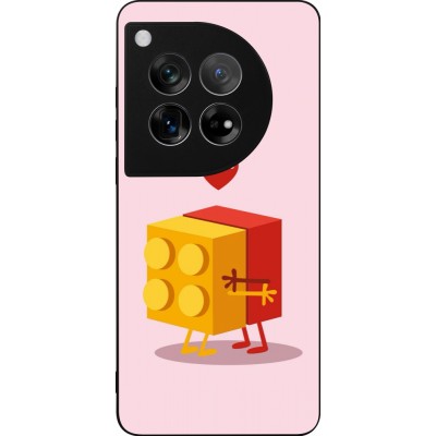 Coque OnePlus 12 - Silicone rigide noir Saint Valentines Day 26 Puzzle