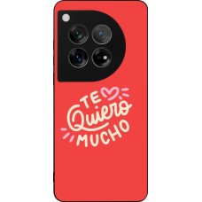 OnePlus 12 Case Hülle - Silikon schwarz Saint Valentines Day 26 Te quiero mucho