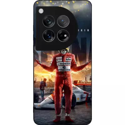 OnePlus 12 Case Hülle - Silikon schwarz Senna The King of Rain