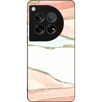OnePlus 12 Case Hülle - Silikon schwarz Shimmering Orange