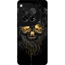 OnePlus 12 Case Hülle - Silikon schwarz Skull 02