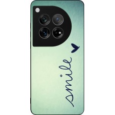 OnePlus 12 Case Hülle - Silikon schwarz Smile