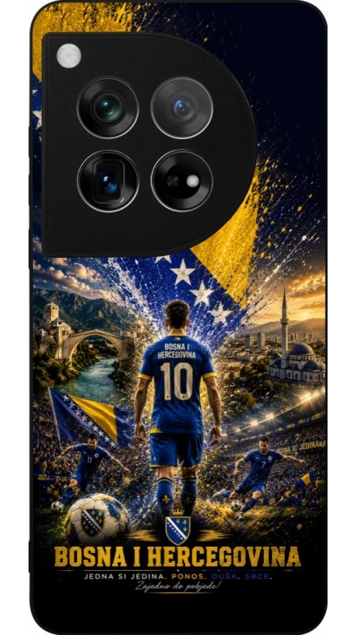 OnePlus 12 Case Hülle - Silikon schwarz Fussball Bosnien und Herzegowina splash 2026