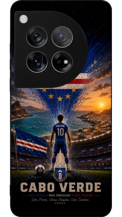 OnePlus 12 Case Hülle - Silikon schwarz Fussball Kap Verde splash 2026