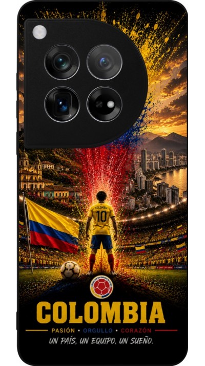 OnePlus 12 Case Hülle - Silikon schwarz Fussball Kolumbien splash 2026