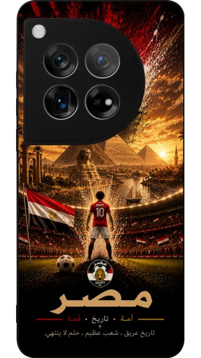 OnePlus 12 Case Hülle - Silikon schwarz Fussball Ägypten splash 2026