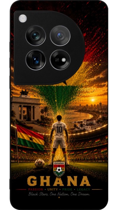 OnePlus 12 Case Hülle - Silikon schwarz Fussball Ghana splash 2026