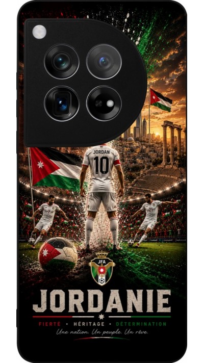 OnePlus 12 Case Hülle - Silikon schwarz Fussball Jordanien splash 2026