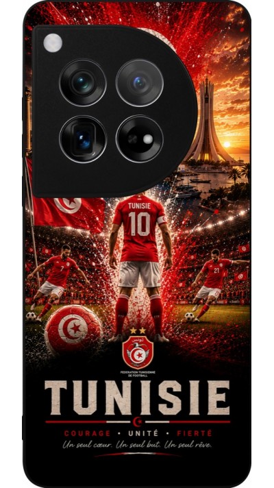 OnePlus 12 Case Hülle - Silikon schwarz Fussball Tunesien splash 2026