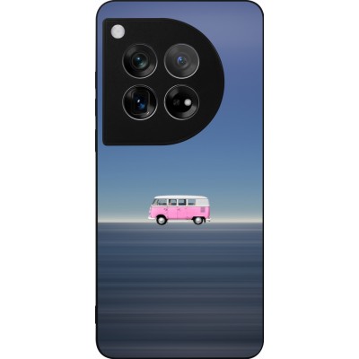 OnePlus 12 Case Hülle - Silikon schwarz Spring 23 pink bus