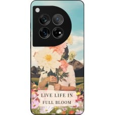 OnePlus 12 Case Hülle - Silikon schwarz Live life in full moon Spring 2026